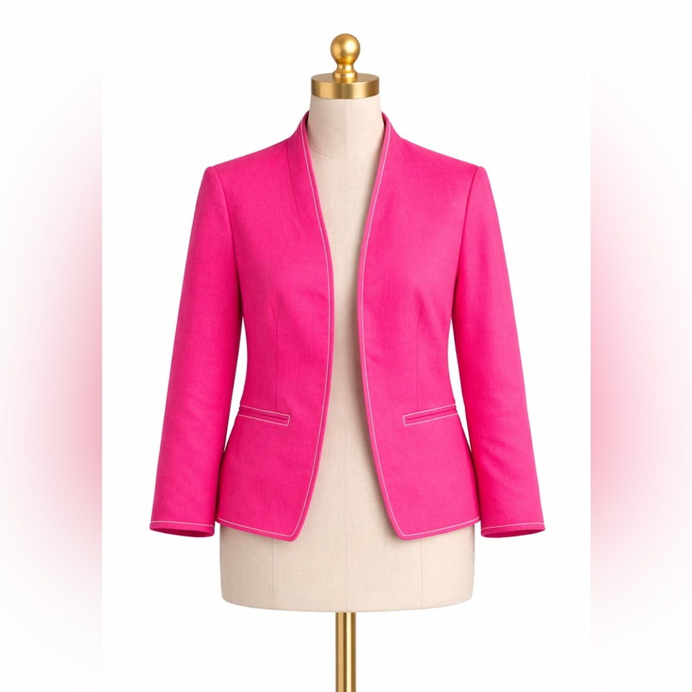 J.Crew “Going-Out Blazer” in vibrant pink - Picture 2 of 6
